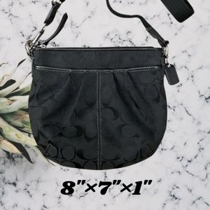 Coach Black Sig Crossbody